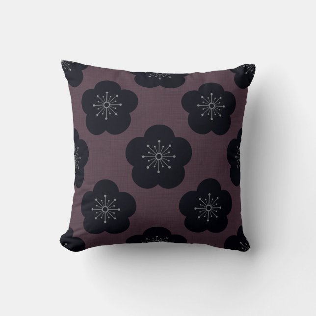 Almofada KURO UME - Bold-Bordeaux (Frente)