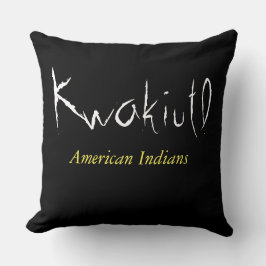 Almofada Kwakiutl American Indians tribu T-Shirt