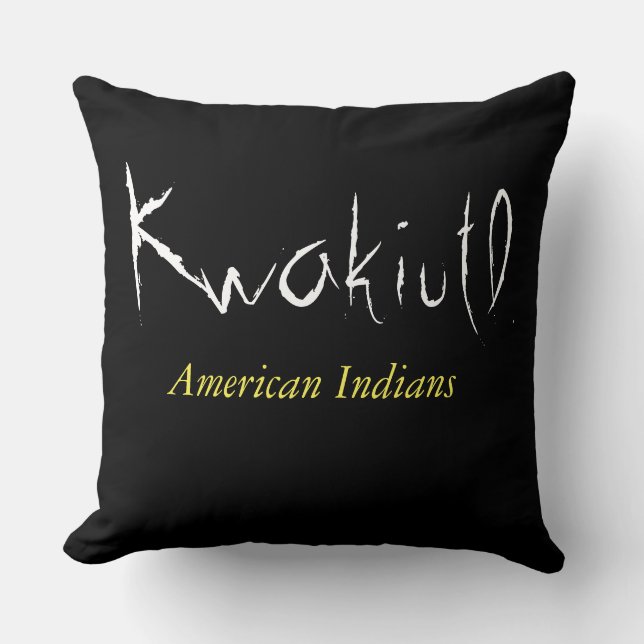 Almofada Kwakiutl American Indians tribu T-Shirt (Frente)