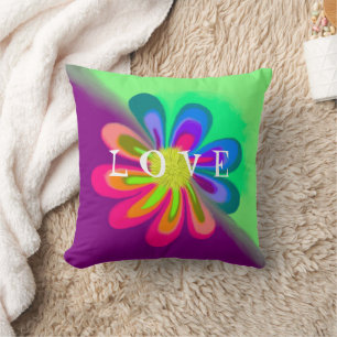 Almofada L O V E Flor
