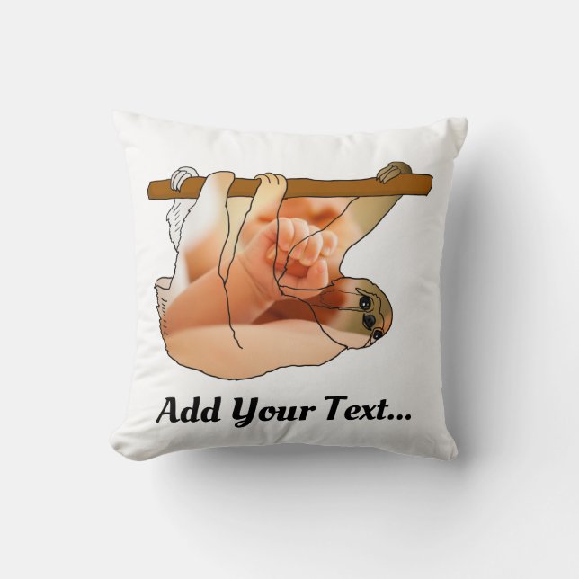 Almofada Lã Bonita Encaixando | Adicionar a sua fotografia  (Frente)