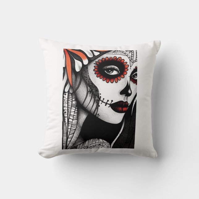 Almofada La Catrina (Frente)