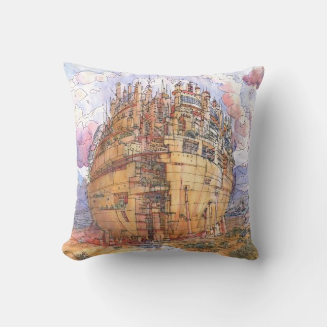 Almofada La citta' sferica (Frente)