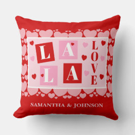Almofada La La Love Valentine’s Day Personalized