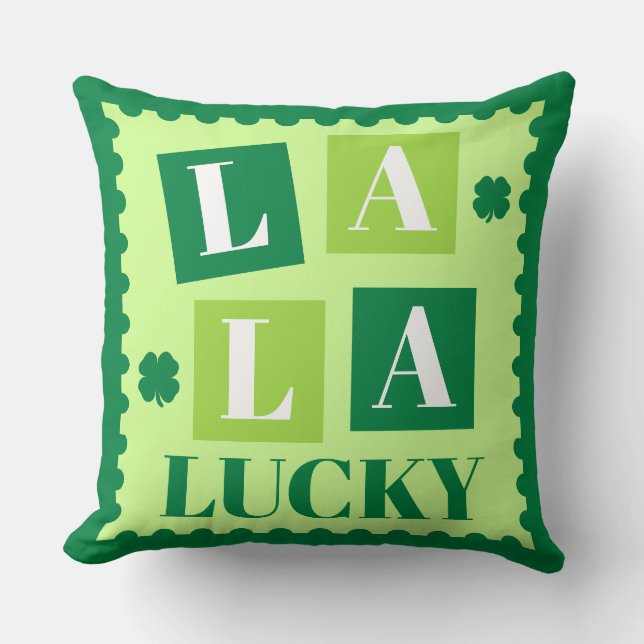 Almofada La La Lucky St. Patrick’s Day (Frente)