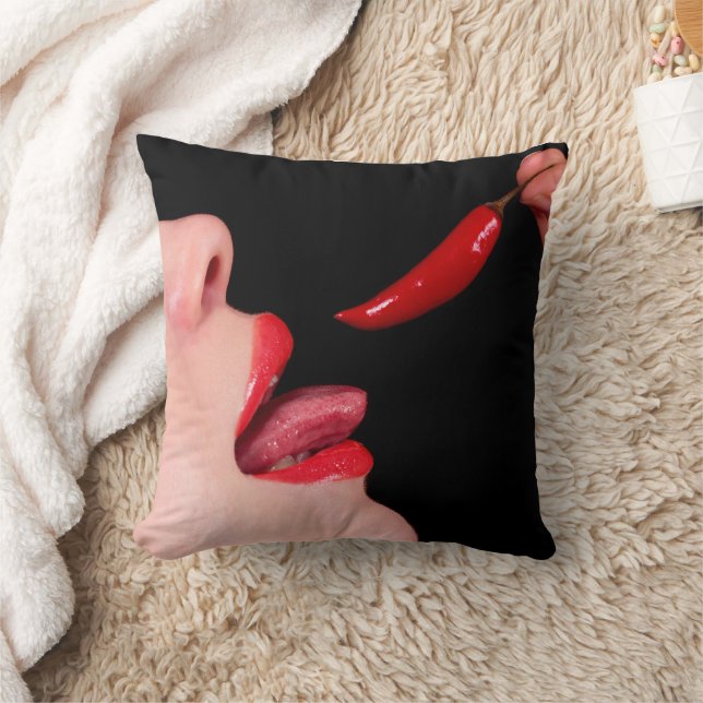 Almofada Lábios de pimenta malagueta (Cobertor)
