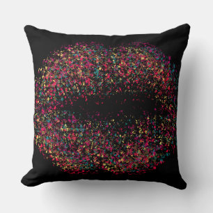 Almofada Lábios modernos de arte Abstrato nº 7