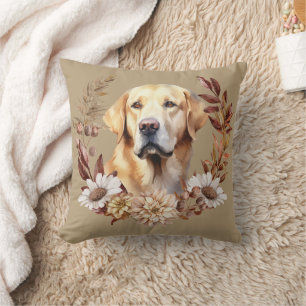 Almofada Labrador Amarelo Cachorro Retriever Fousola de out