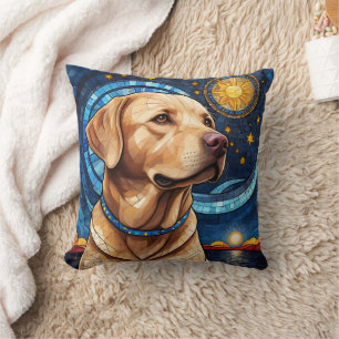 Almofada Labrador Cujo Retriever Esteve Vidro Céu Sol