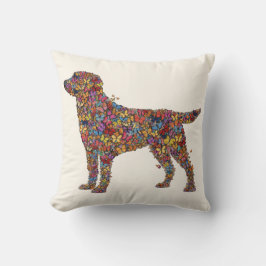 Almofada Labrador Retriever Butterfly Silhouette | Dog Mama