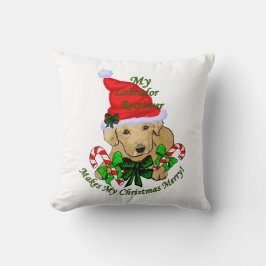 Almofada Labrador Retriever Christmas