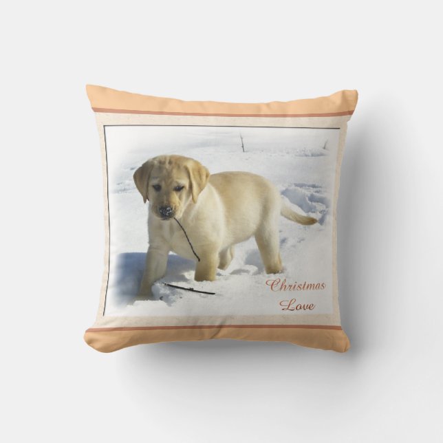Almofada Labrador Retriever Christmas (Frente)