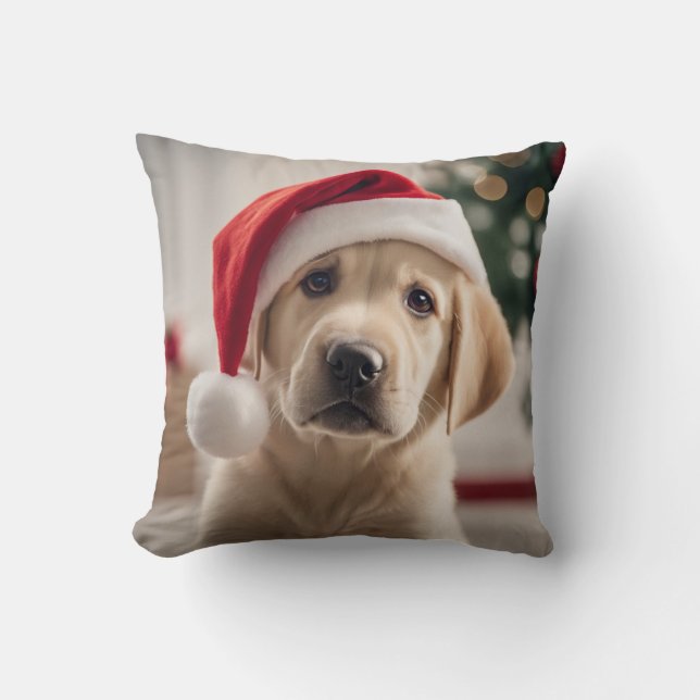Almofada Labrador Retriever Christmas (Frente)