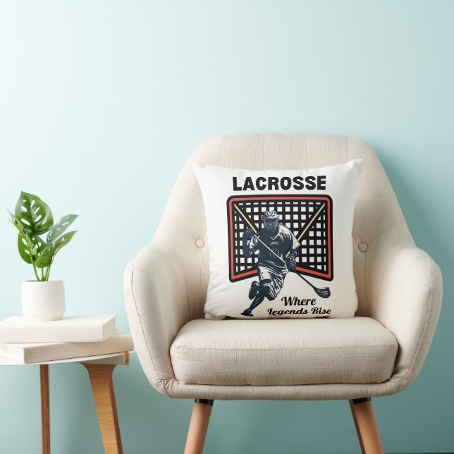 Almofada Lacrosse: Onde as lendas sobem (Cadeira)