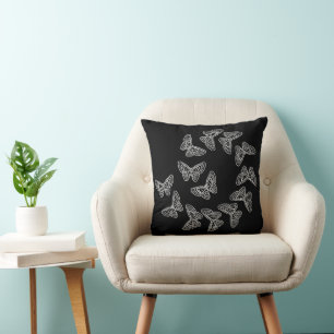 Almofada Lacy Butterflies Travesseiro decorativo