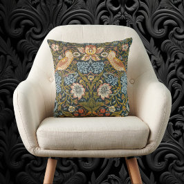 Almofada Ladões de Morango por William Morris, Arte Antiga