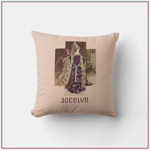 Almofada Lady Beige medieval