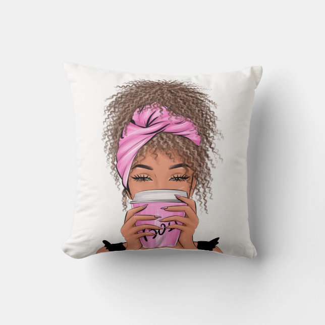 Almofada Lady Boss Life, Chefe Babe Mulher Bebê Bolsa (Frente)