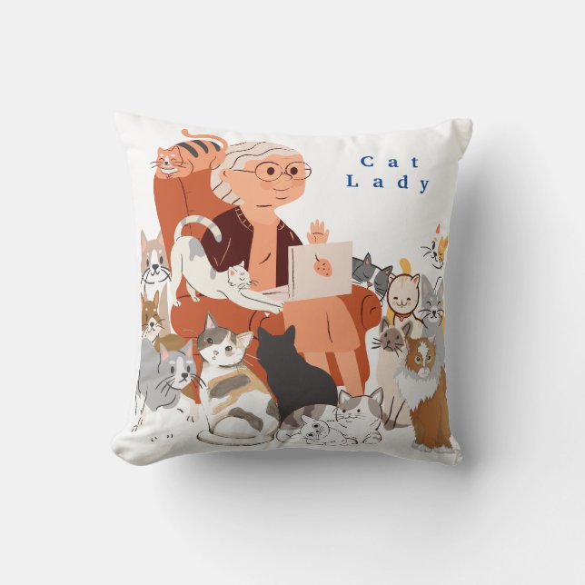 Almofada Lady Cat (Frente)