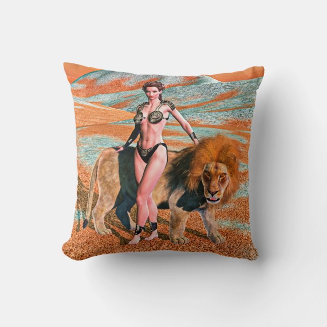 Almofada Lady e Lion (Frente)