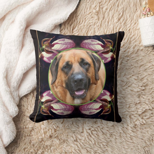 Almofada Lady Slipper Orchid Frame Crie sua própria foto (Cobertor)