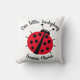 Almofada Ladybug desenho animado vermelho