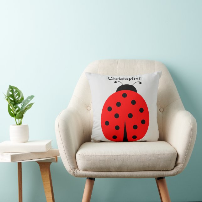 Almofada Ladybug Design Personalised (Cadeira)