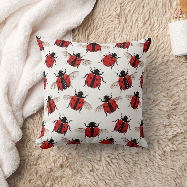 Almofada Ladybug Pattern (Cobertor)
