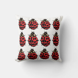 Almofada Ladybug Red Black Insett Ladybug