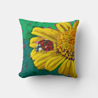 Almofada Ladybug Throw Pillow