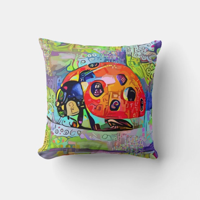 Almofada Ladybug Whimsical (Frente)