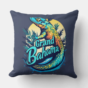 Almofada Lagarto das Caraíbas da Grande Baama