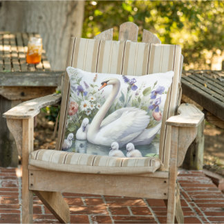 Almofada Lago Serene Swan