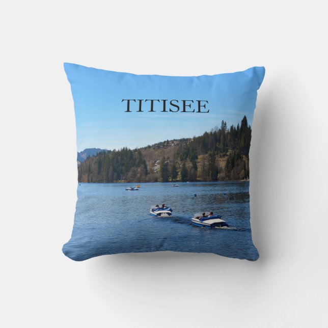 Almofada Lago Titisee na Floresta Negra (Frente)