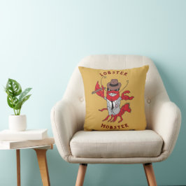 Almofada Lagosta Magosta 🦞 Cartoon Engraçado Gangster