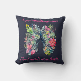 Almofada LAM Floral Doesn't Mean Women's Throw Pillow