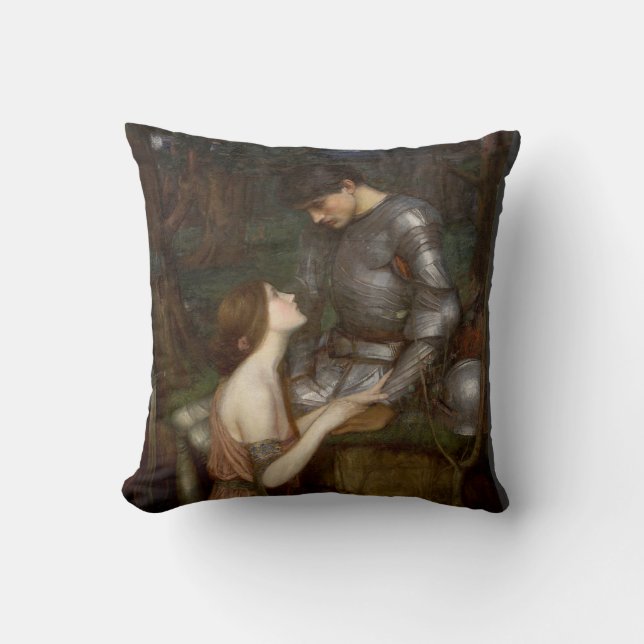 Almofada Lamia por John William Waterhouse (Frente)