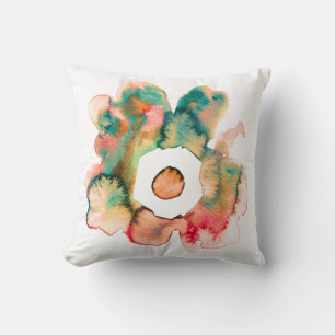 Almofada Lâmpada floral com cor de água moderna desenhada m
