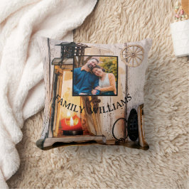 Almofada Lâmpada Lanterna de Fazenda Rústica Personalizada
