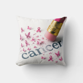 Almofada Lápis Apagando Texto do Cancer
