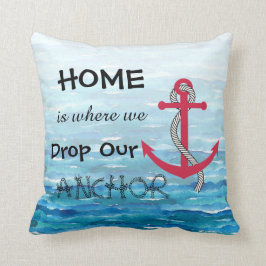 Almofada Lar é onde deixamos nosso Travesseiro decorativo d