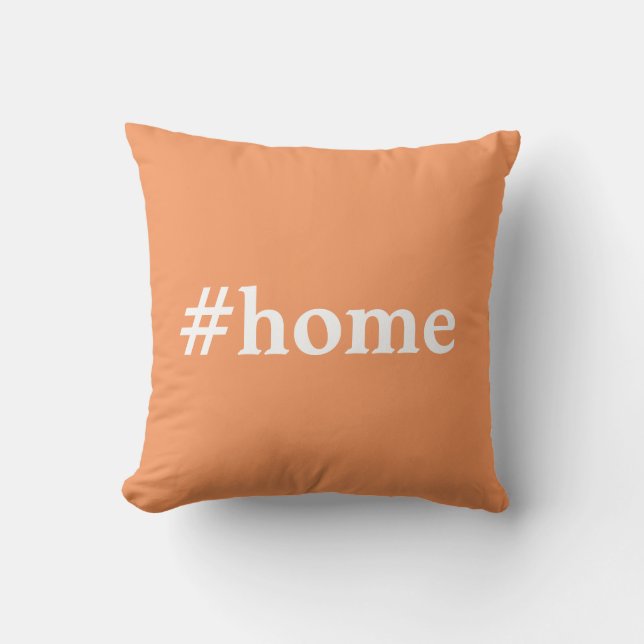 Almofada Laranja beijada pelo Sol #Home (Frente)