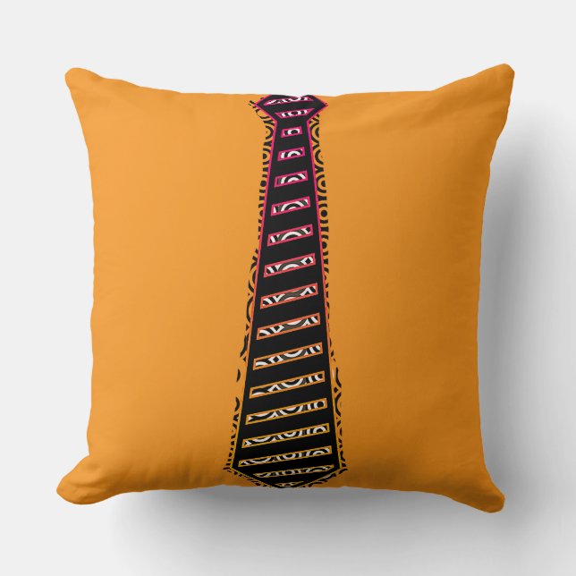 Almofada Laranja Black Tie (Frente)