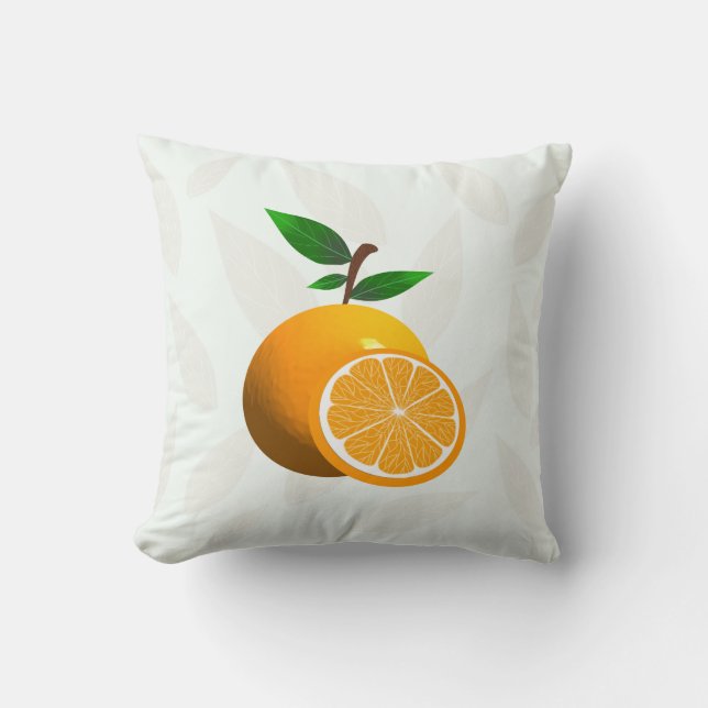 Almofada Laranja do citrino (Frente)