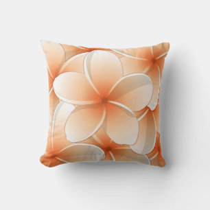 Almofada Laranja Floral Travesseiro Versável