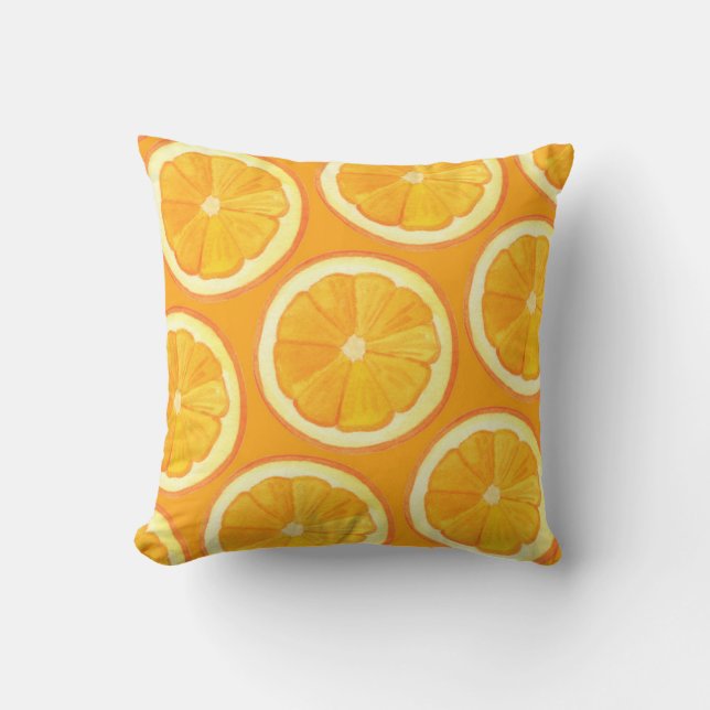 Almofada Laranja - Travesseiro (Frente)