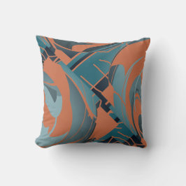 Almofada Lata De Laranja Queimada Seafoam Engolindo Lush Fo