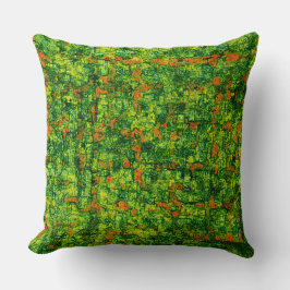 Almofada Latido verde de árvore virtual, com pequenas manch