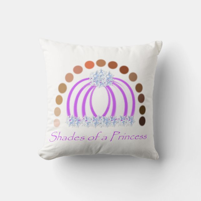 Almofada Lavadinho Em Sombras De Uma Princesa Compõem Arco- (Frente)