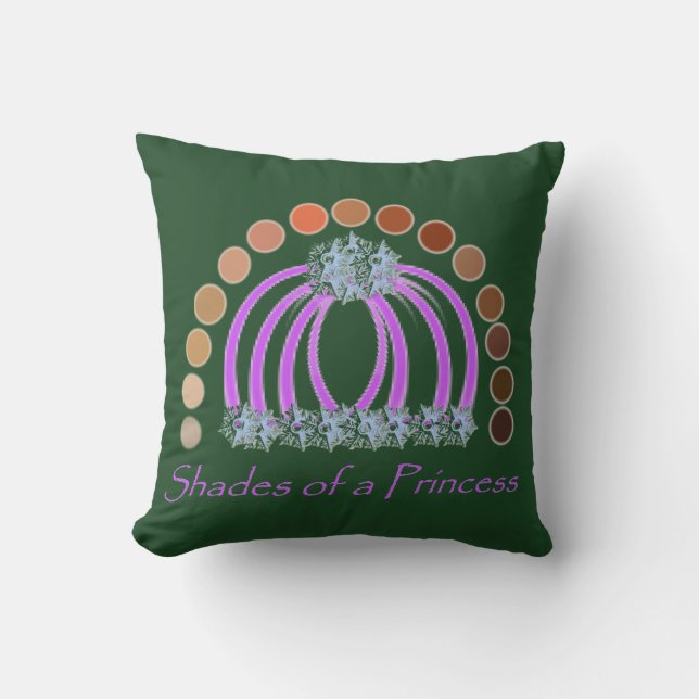 Almofada Lavadinho Em Sombras De Uma Princesa Compõem Arco- (Frente)